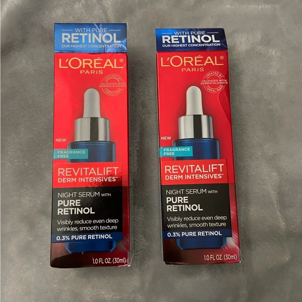 New! L’Oréal Revitalift Derm Intensives Night Serum 0.3% Retinol 27602